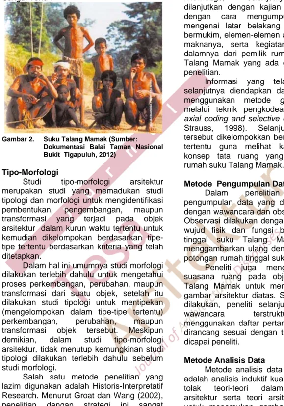 Gambar 2.   Suku Talang Mamak (Sumber:  