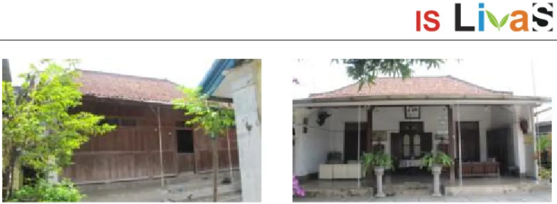 Gambar 2c: contoh bentuk rumah tinggal di Kampung Trusmi 