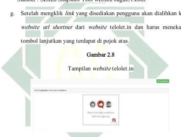   Gambar 2.8 Tampilan website telolet.in 