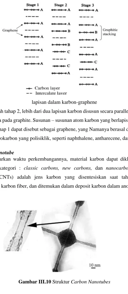 Gambar III.10 Struktur Carbon Nanotubes 