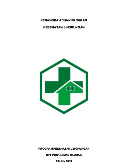 Kerangka Acuan Program Kesehatan Lingkungan