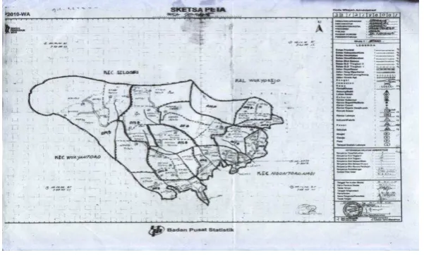 Gambar 3Peta Desa Sendang  Sumber : Data Monografi Desa Sendang, 2014 