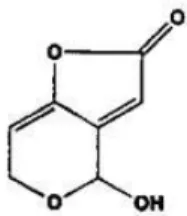 Gambar 5. Struktur Kimia Patulin 