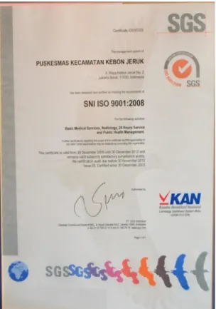 Gambar 5. Sertifikat ISO 9001:2008 