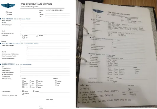 Gambar III.2 Tampilan Form Taking Order  Sumber: Data diolah Praktikan (2019) 