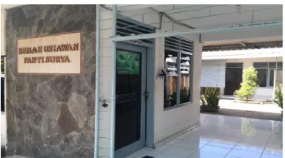 Gambar 4.1. Rumah Usiawan Panti Surya Surabaya  Sumber : Dokumentasi Peneliti 