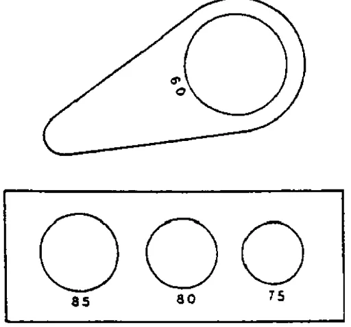 Gambar  9. Alat pengukur cincin genggam tunggal dan beberapa ukuran 
