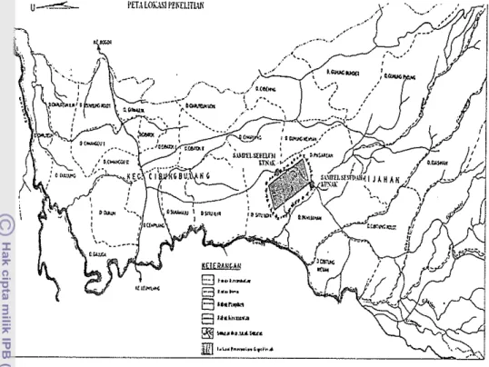 Gambar 2: Peta  Lokasi Penelitian 