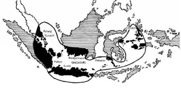 Gambar 4: Kerajaan Singosari zaman Raja Kertanegara pada tahun 1290an  4