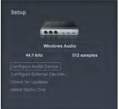 Gambar 14. Seting Windows Audio 