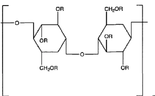 Gambar 5. Struktur HPMC  (Rowe dkk , 2009)