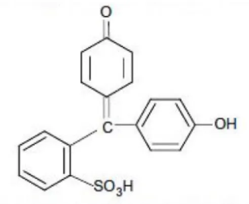 Gambar 10. Struktur kimia Phenol Red (Abdullah dkk., 2012) 