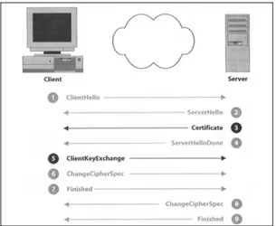 Gambar 3 Otentikasi Identitas Server 
