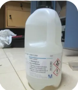 Gambar 3. 5. N-Methy1-2-Pyrrolidone (NMP) 