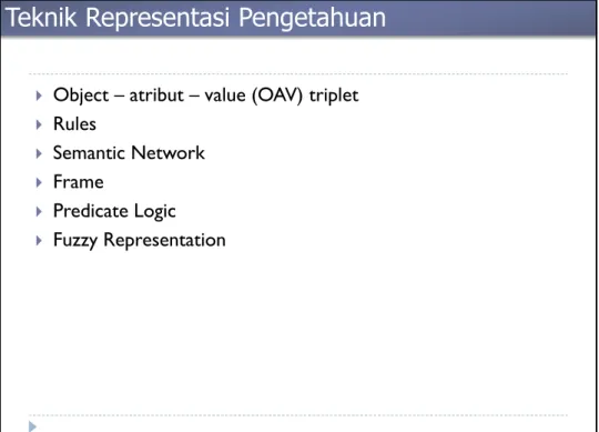 Fig 1. objek – atribut – value (durkin, 1994) 
