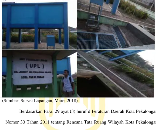 Gambar 1.5. Kondisi Instalasi Pengolahan Air Limbah (IPAL) Kelurahan  Jenggot Kecamatan Pekalongan Selatan Kota Pekalongan  