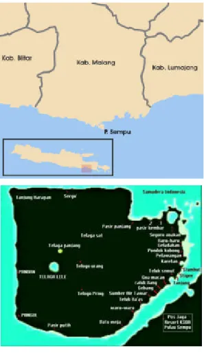 Gambar 2.9.   Peta Pulau Sempu 