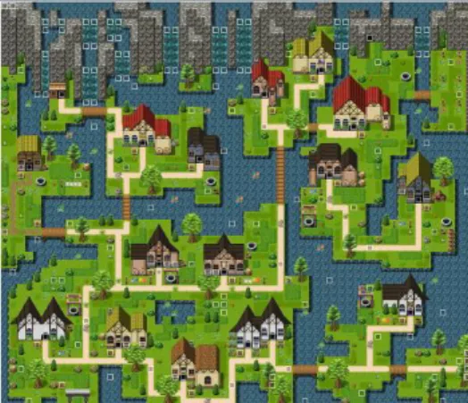 Gambar 3.7 Desain Desa Ashcrest 