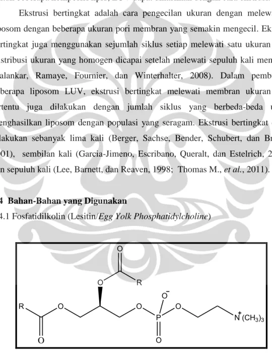 Gambar 2.8. Struktur kimia fosfatidilkolin (telah diolah kembali) 