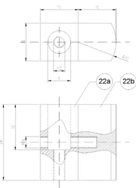 Gambar 3. Desain Pembatas Mekanik 
