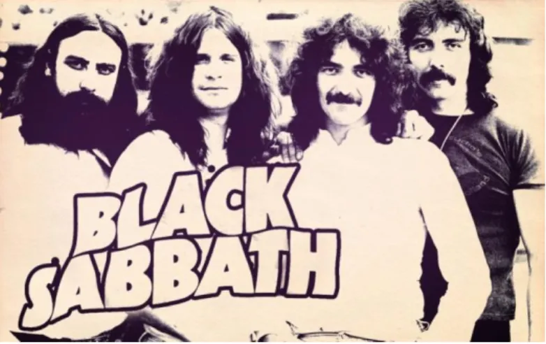Gambar II.1 Black Sabbath adalah salah satu pendiri genre heavy metal  Sumber: http://m.92citifm.ca/files/Black-Sabbath-black-sabbath-12947147- 