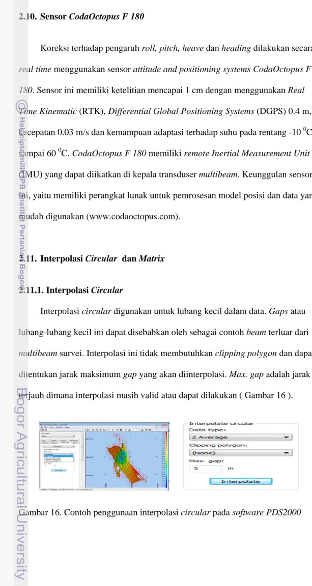 Gambar 16. Contoh penggunaan interpolasi circular pada software PDS2000 