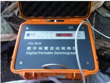 Gambar 10. Tampilan Fisik Digital Portable Seismograph Tipe TDL-303. 