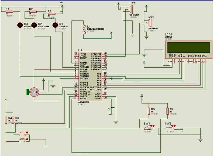 Gambar 5. Rangkaian Mikrokontroler 