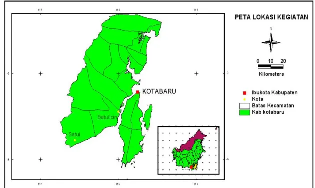 Gambar 2.  Peta Geologi Regional Daerah Kab.Kotabaru, Kalimantan Selatan 