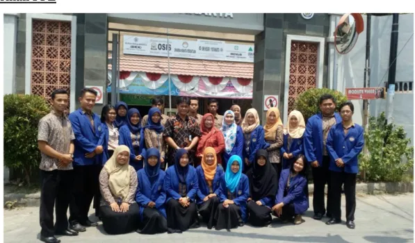 Foto Bersama Kepala Sekolah dan Jajaran Pengurus PPL SMK Negeri 1 Yogyakarta  