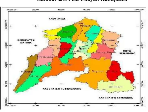 Gambar 2.1. Peta wilayah Kabupaten 
