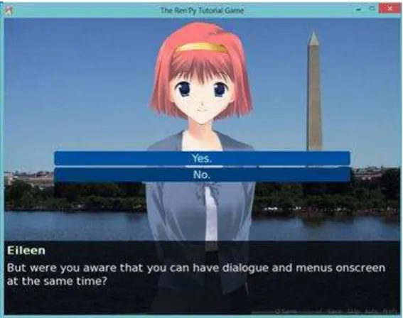 Gambar 2.1 Contoh Menu Teks 