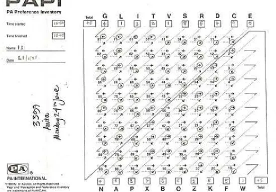 Gambar 2.2 Scoring PAPI Kostick  