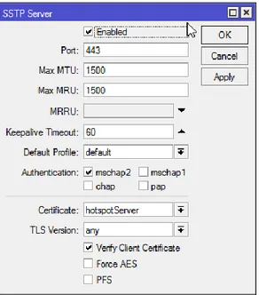 Gambar 8 Import File CA dan Client  Certificate 