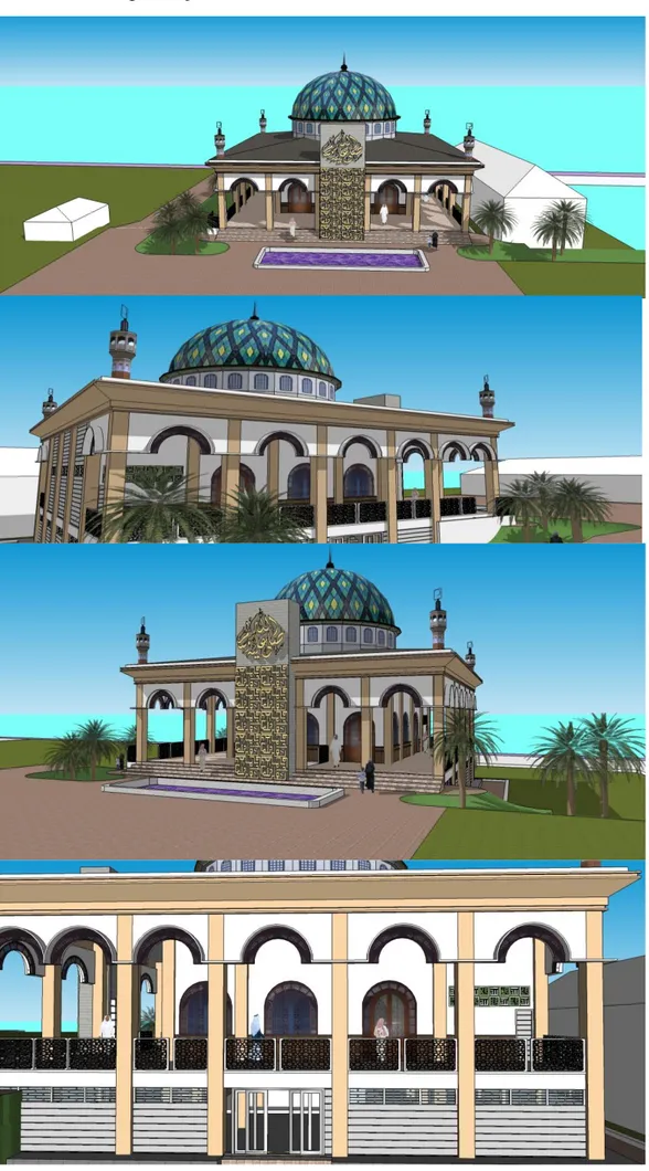Gambar 01 : Rencana Design Masjid 