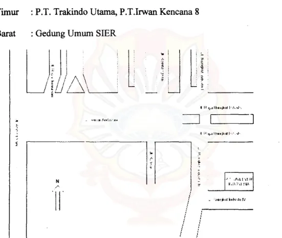 Gambar  1.1.  Lokasi Pabrik P. T.  Unilever Indonesia, Tbk. Surabaya 