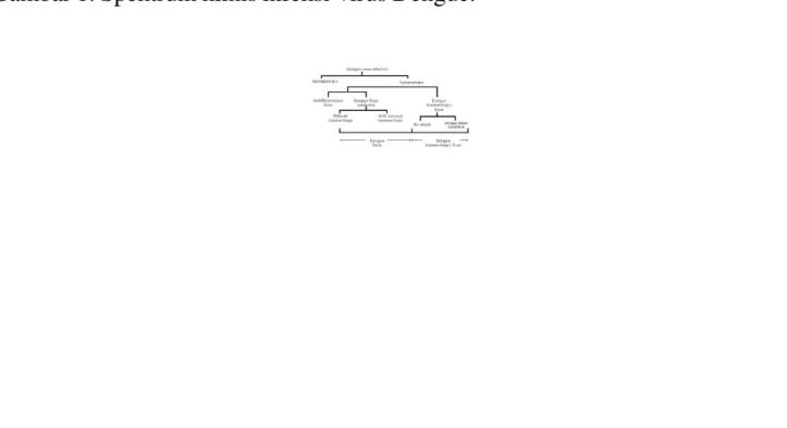 Gambar 1. Spektrum klinis infeksi virus Dengue.