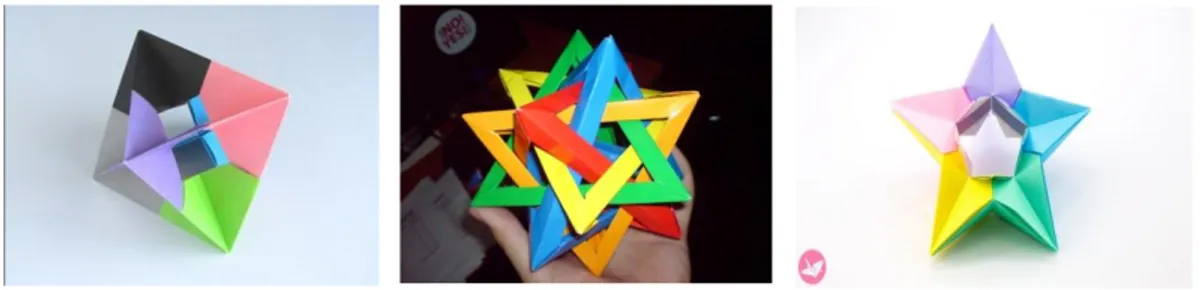 Gambar 3 Origami modular 