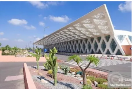 Gambar 1. Menara Airport, Marrakech   (Sumber: Robert Harding 2010) 