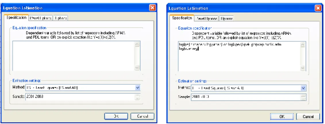 Gambar 2.10. Box „Equation Estimation‟ 