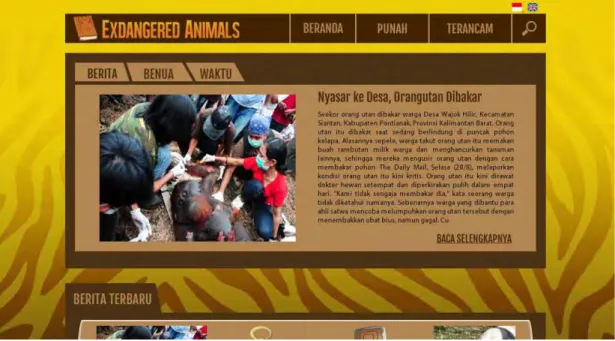 Gambar 2. Tampilan Halaman Utama Website 
