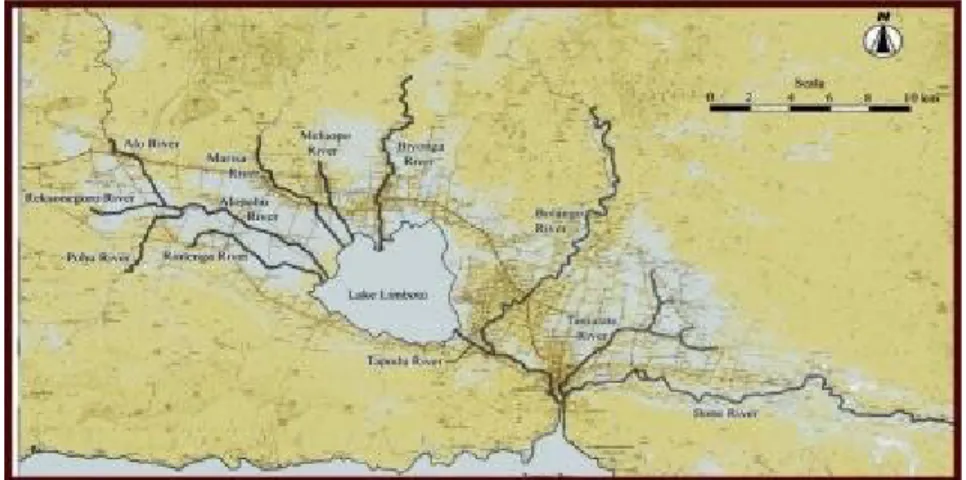 Gambar 8. Sistem Daerah Aliran Sungai (DAS) Limboto