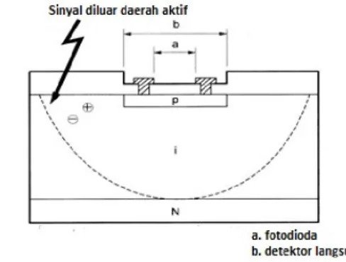 Gambar 1. Fotodioda silicon PIN