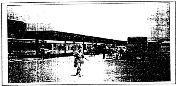 Gambar 3.2: Area parkir terminal yang belum tertata dengan baik