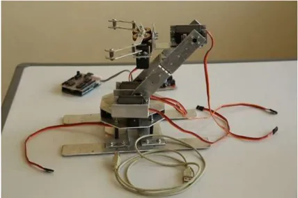Gambar 3. Desain dan  Perancangan Mekanik  Robot 