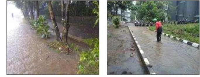 Gambar 4  Genangan di Jalan Meranti-Tanjung 