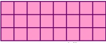 Gambar tersebut di atas menunjukkan bentuk perkalian dari 2 × 12 = 24 