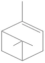 Gambar 2.1 Struktur α-pinena 