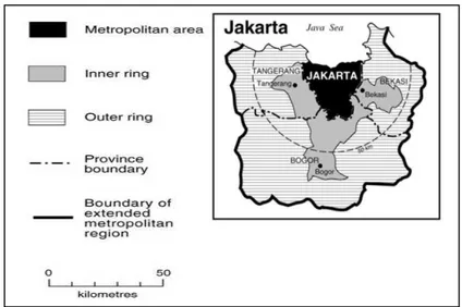 Gambar 1.2. Bentuk Administrasi Kota Jakarta 