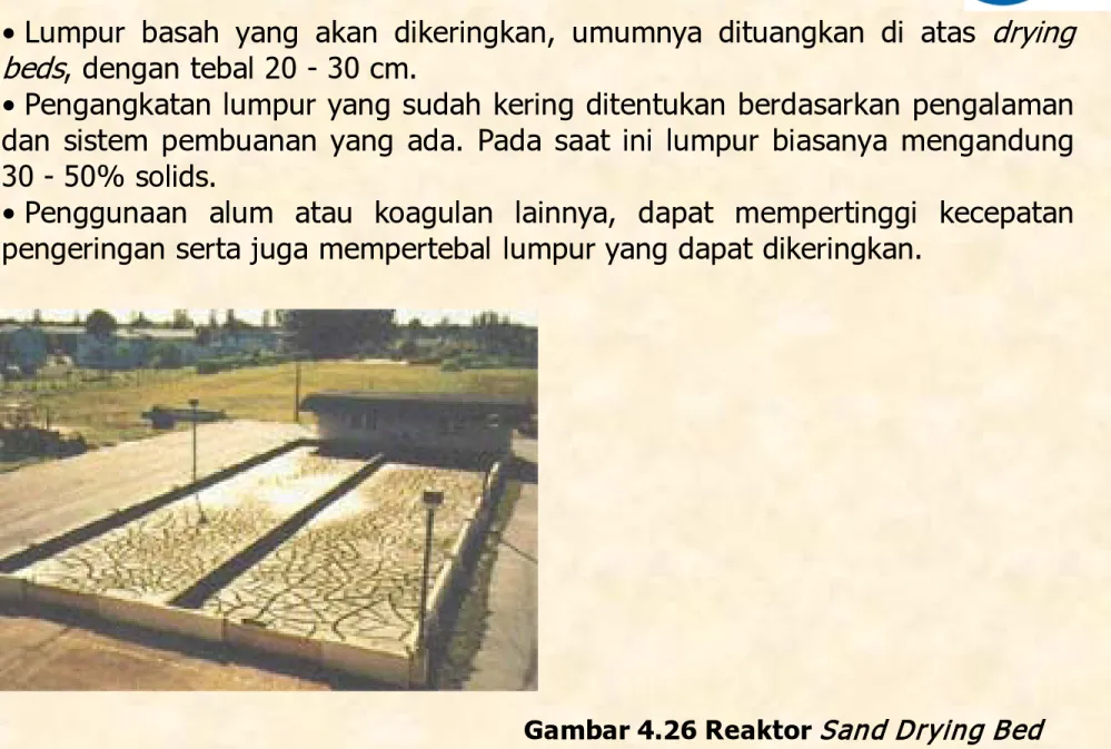 Gambar 4.26 Reaktor  Sand Drying Bed